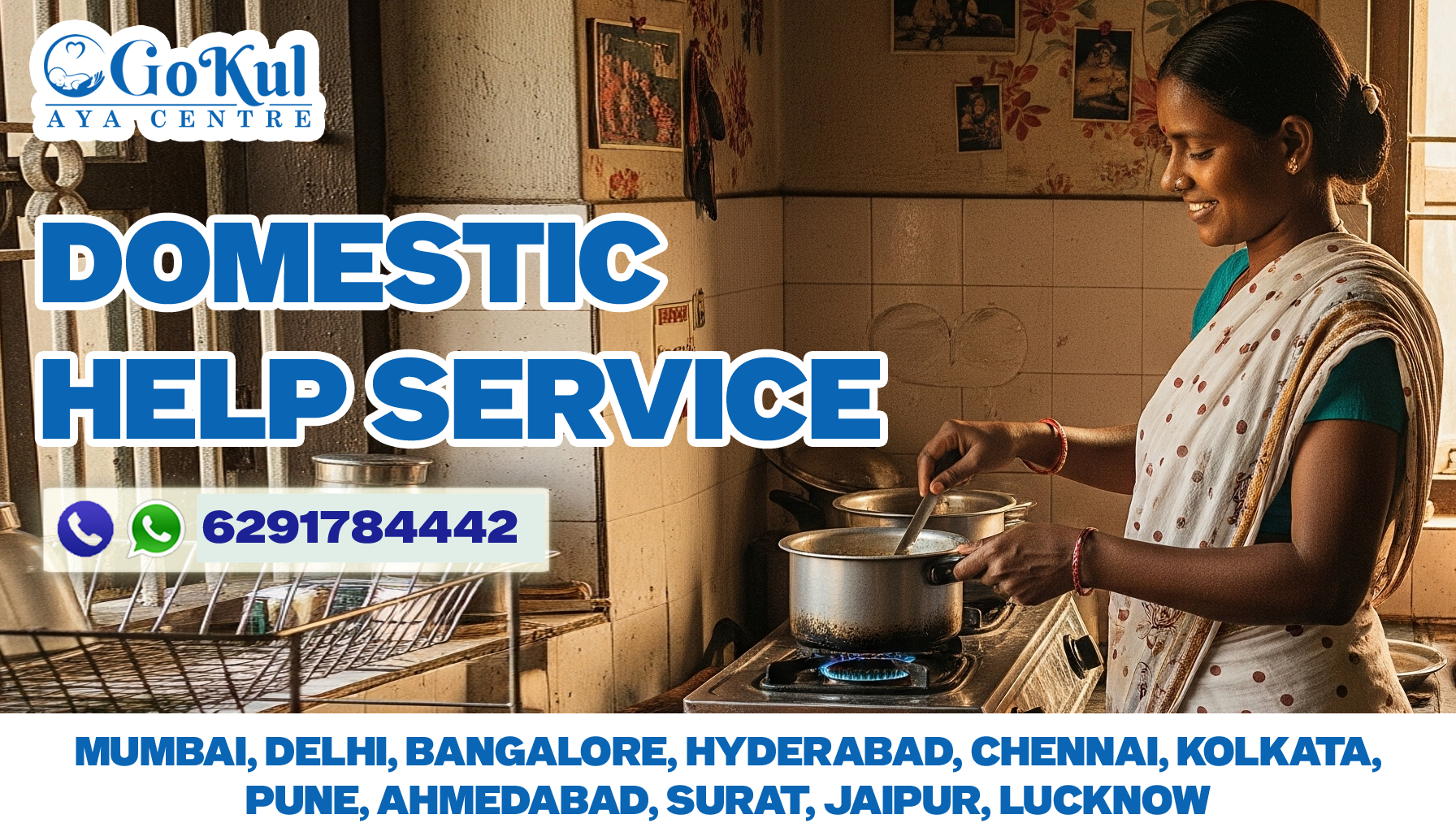 Domestic Help at Gokul Aya Centre
