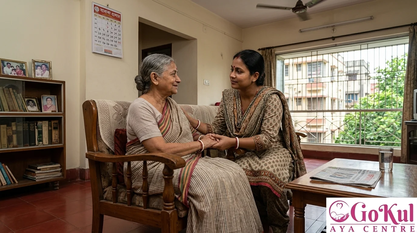 Aya centre in Baguiati, Kolkata – Gokul caregiver