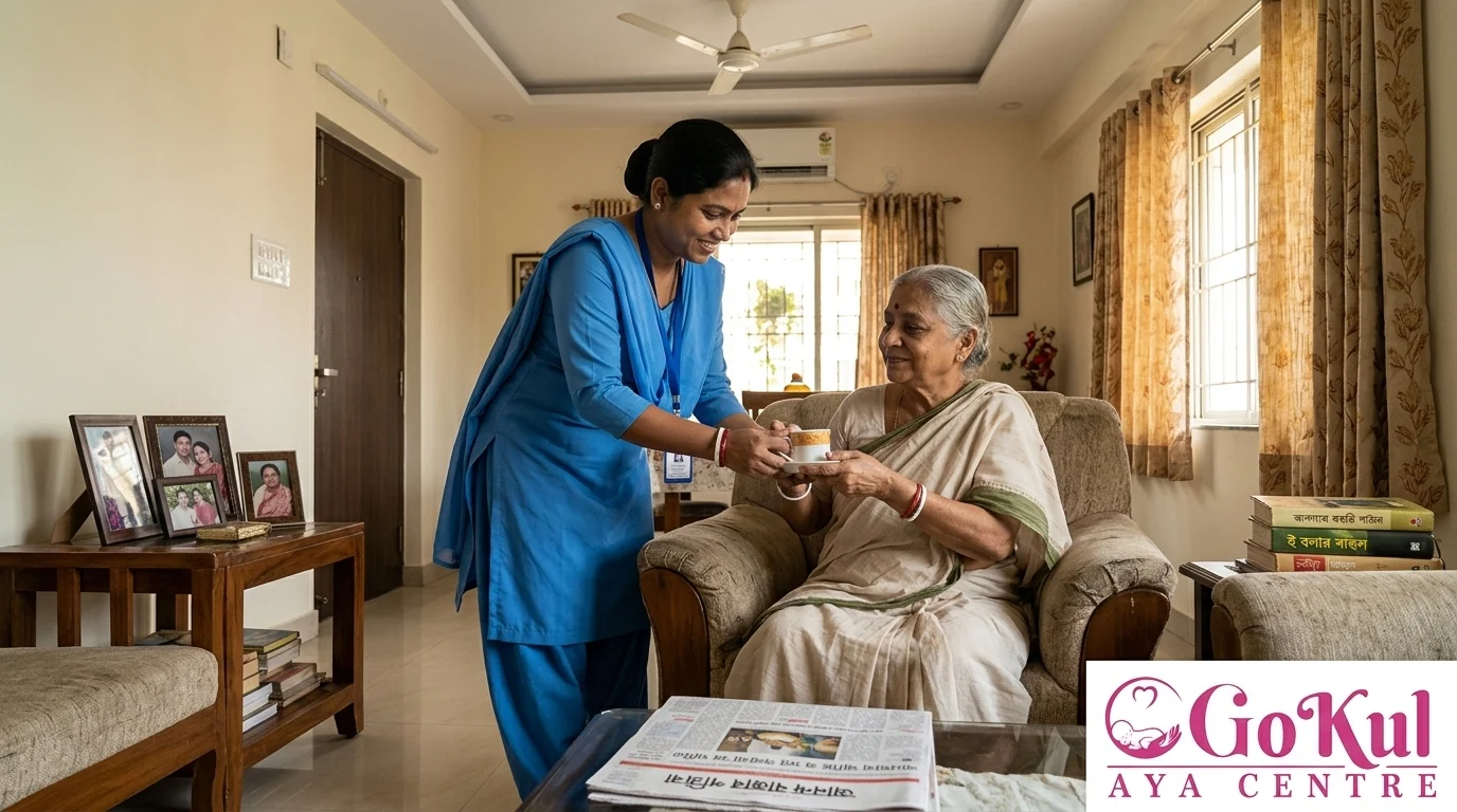 Aya centre in Lake Town, Kolkata – Gokul caregiver
