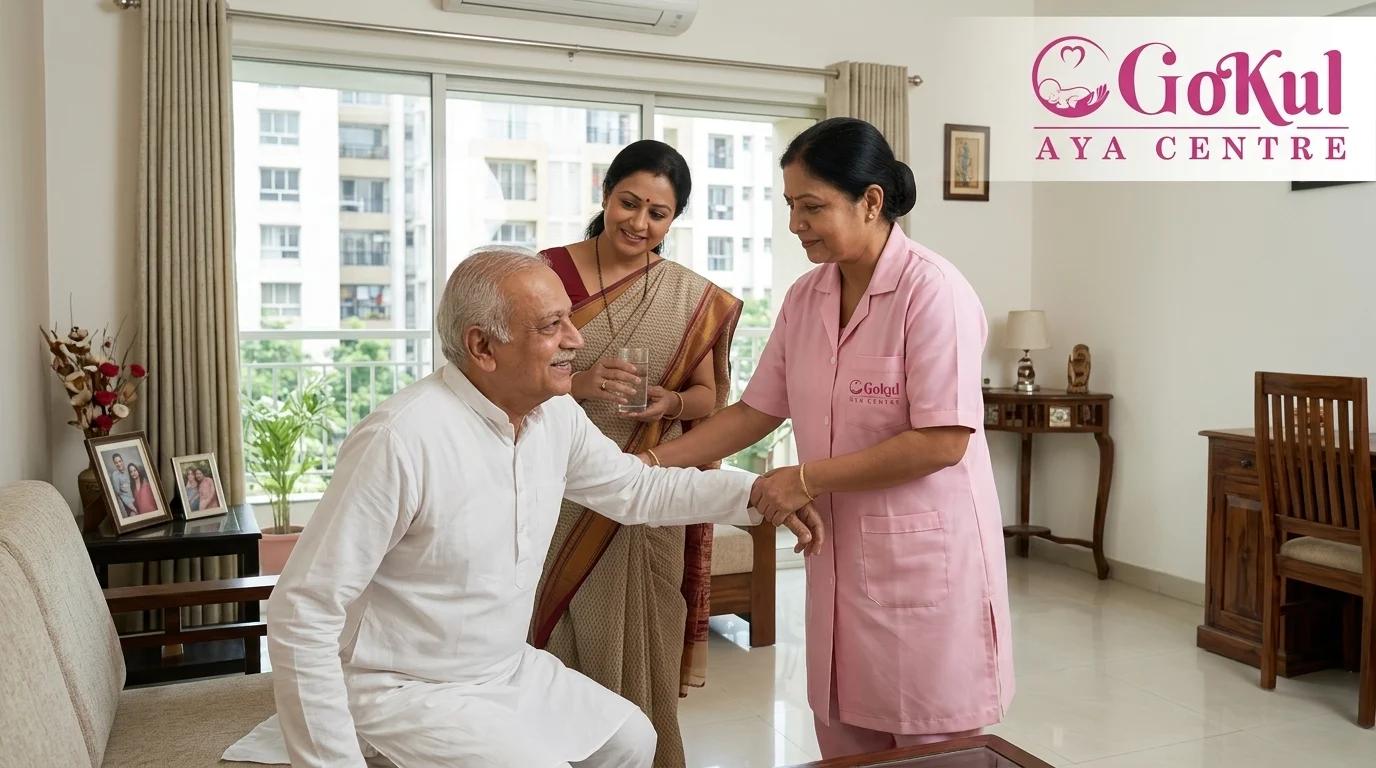 Aya centre in Salt Lake, Kolkata – Gokul caregiver
