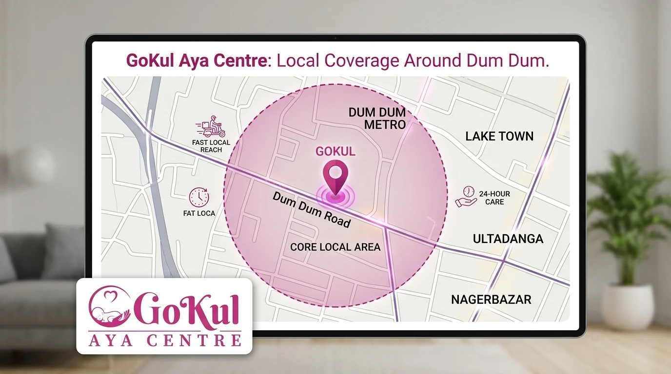 Gokul Aya Centre office on Dum Dum Road, Kolkata