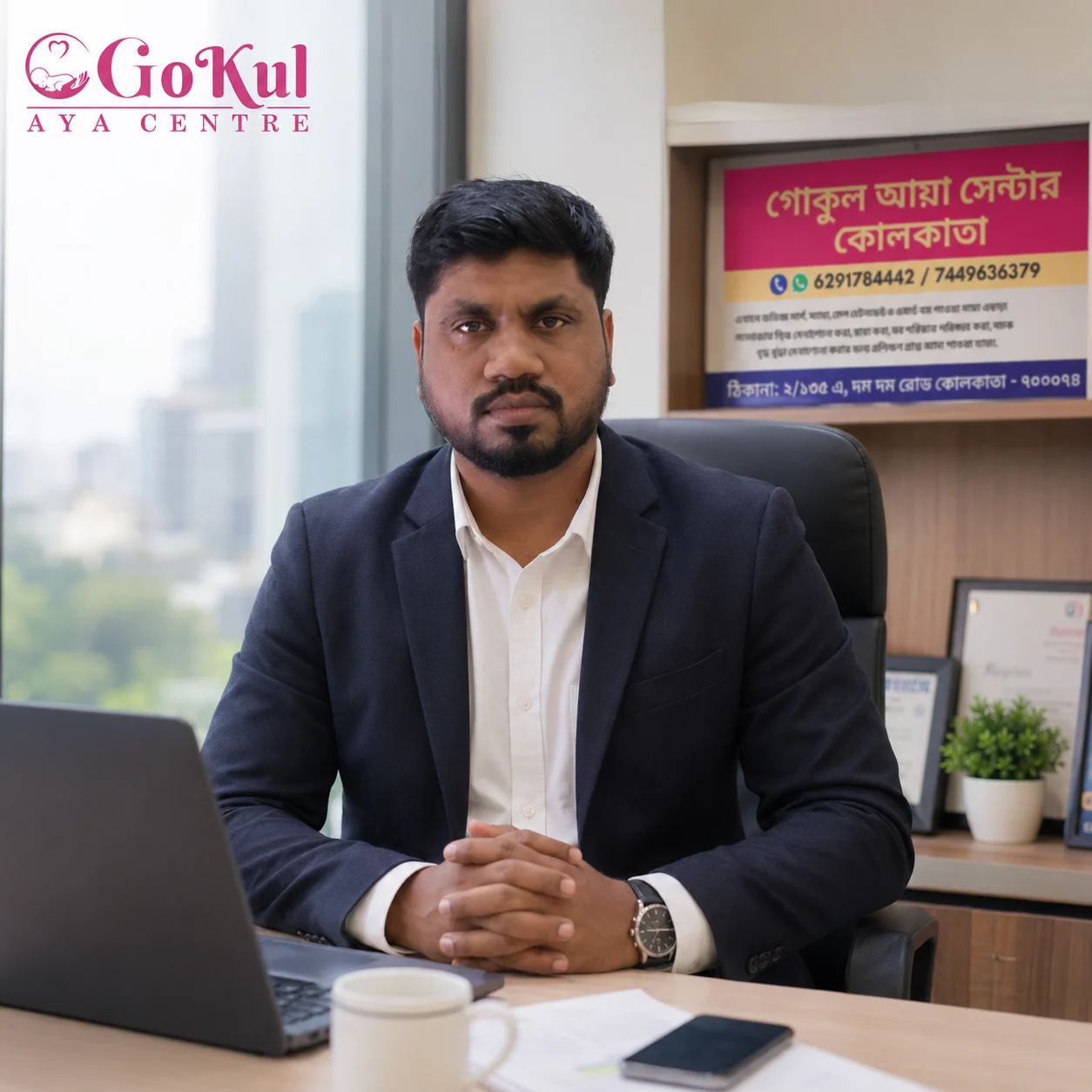 Biswajit Nandy, founder of Gokul Aya Centre Kolkata
